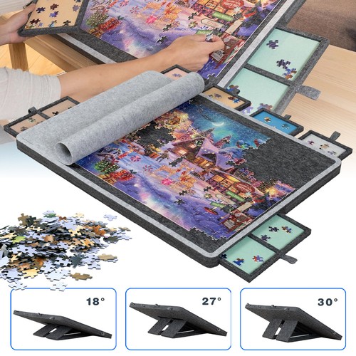 Tilting jigsaw puzzle board - puzzle,