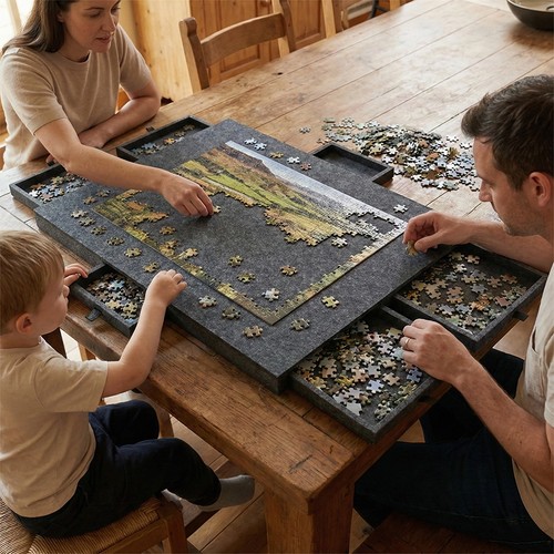 Jigsaw puzzle board portable - puzzle,