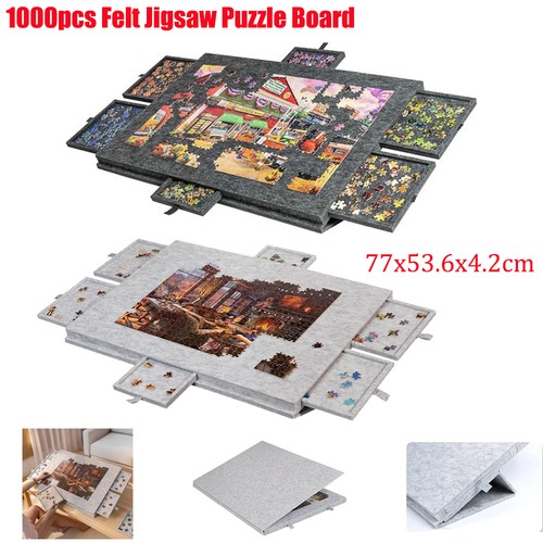 1000pcs felt jigsaw puzzle - jigsaw,