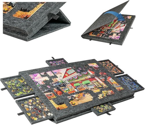 Tilting jigsaw puzzle board - tilting,