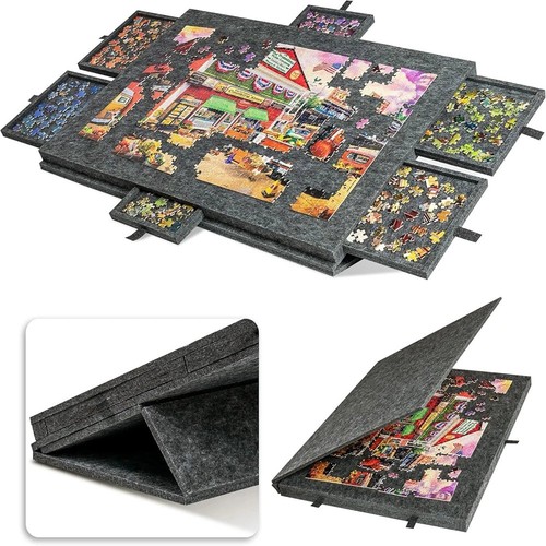 Puzzle table with storage - table,