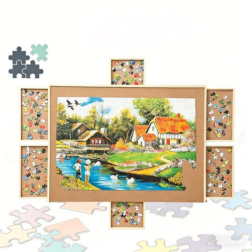 1000pcs wooden jigsaw - 1000pcs, puzzle