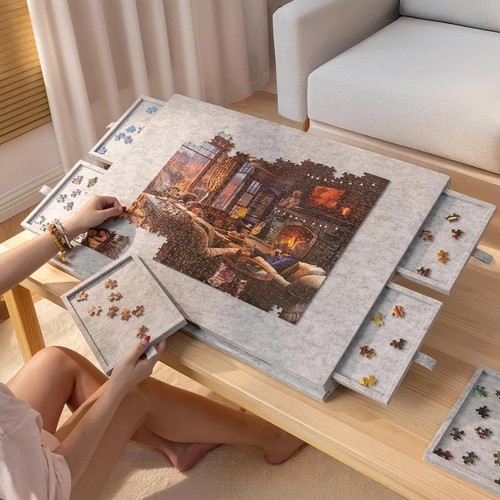 Felt jigsaw puzzle board - felt,
