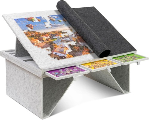 Felt puzzle table - felt,