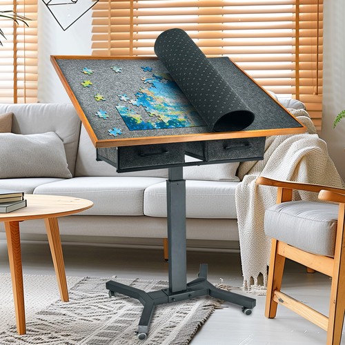 Jigsaw puzzle table - puzzle, fits